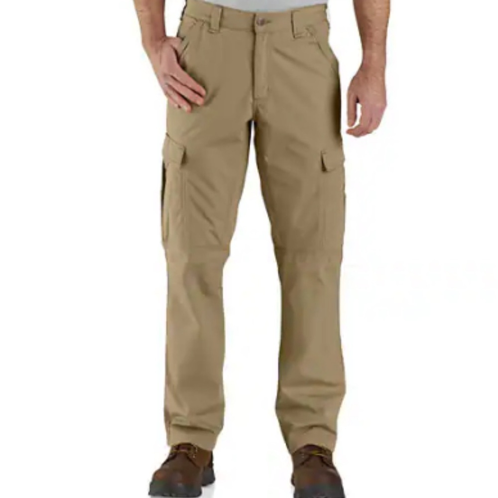 Carhartt Men's Force Relaxed Fit Ripstop Cargo Work Pants Khaki 42x30 New W Tags
